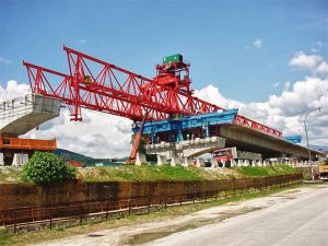 span by span segmental launching gantry